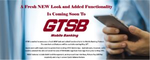 GTSB Mobile has a fresh new look and added functionality