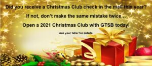 Open Your 2021 Christmas Club Today