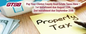 Pay your property taxes at GTSB